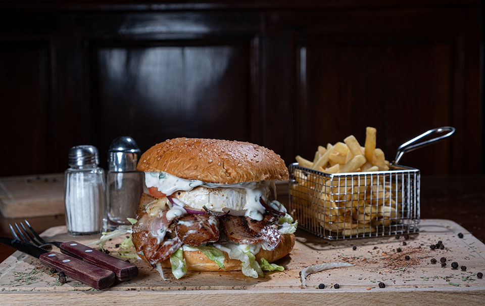 Meet and Camembert Burger